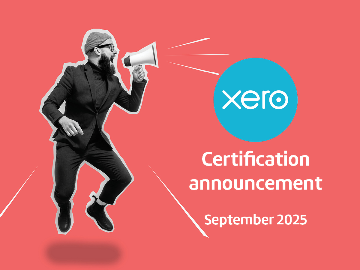 Xero Certification Announcement
